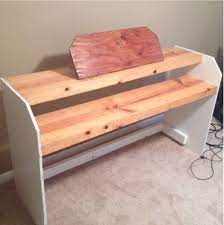Diy Keyboard Stand For A Stage Piano You Play At Home Home Music Rooms Furniture Diy Diy Furniture