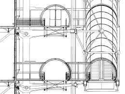 Beaubourg Plan Detail Google Search Renzo Piano Architecture Drawing Plan Architecture