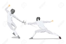 Centurion escrime est une marque d'équipement d'escrime et entreprise française depuis 2017. Escrime Se Deplace Illustration Sur Fond Blanc Athletes En Tenue Blanche Avec Masque Et Epee Clip Art Libres De Droits Vecteurs Et Illustration Image 83096660