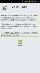 Penggunaannya pun juga cukup mudah, hanya menekan tombol on/of, aplikasi tersebut akan melakukan scanning wifi dalam beberapa saat. Qr Wifi Plugin Apps On Google Play