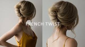 The dainty flower accessory completes the low bun that is tempted to slide down the neck. How To French Roll Updo Hairstyle Perfect For Prom Weddings Work Youtube