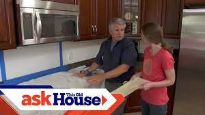Kitchens on this old house. How To Install A Simple Tile Backsplash Ask This Old House Youtube