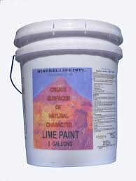 Mineral Life Intl Lime Paint 5 Gallons For Exterior