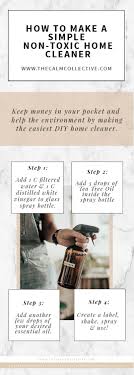 How To Make Your Own Non Toxic Cleaner The Calm Collective