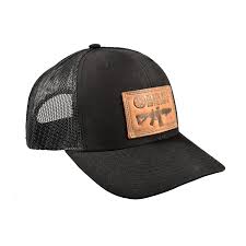Sbr Leather Patch Hat Black Black Leather Patches Leather Hats