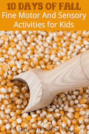 It can refine motor skills, encourage cognitive thinking and can help calm an anxious kid. 10 Days Of Fall Fine Motor And Sensory Activities For Children