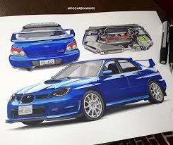 Draw the back of the car. Subieaffiliation Hashtag On Twitter