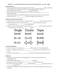 Worksheets 50 states quiz printable tracing letters generator … Ch 8 2 Compounds Chemical Formulas And Covalent Bonds