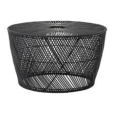 Coffee table cape terrazzo and metal bloomingville. Bloomingville Ditte Rattan Coffee Table In Black Modesens
