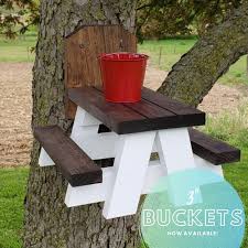 Squirrel Picnic Table Best On Etsy 5 Star Squirrel Feeder Farmhouse Style Housewarming Gift In 2020 Squirrel Feeder Picnic Table Backyard Entertaining