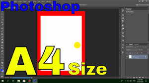 To make the paper size to the size of the load f4 21.5 width and the height fill with size 33 and for his next steps see in the picture below. How To Create A A4 Size On Photoshop Youtube