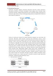 Pemasaran pemasaran merupakan aktifitas yang bertujuan untuk mengidentifikasi dan menemukan kebutuhan manusia. Pdf Ringkasan Manajemen Pemasaran Indra Sakti Academia Edu