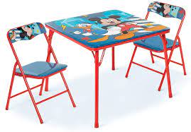Check spelling or type a new query. Buy Mickey Mouse Activity Table Sets Folding Childrens Table Chair Set Includes 2 Kid Chairs With Non Skid Rubber Feet Padded Seats Sturdy Metal Construction Online In Germany B07kxrds3c