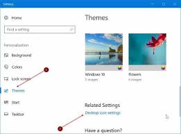 Select the start button, and then select settings > personalization > themes. How To Change Desktop Icons In Windows 10