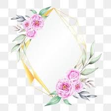 Maybe you would like to learn more about one of these? Elegant Watercolor Floral Golden Geometric Frame Element Hand Drawn Flower And Branches Save The Da Flower Drawing Floral Wreath Watercolor Hand Drawn Flowers