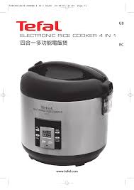 Page 1 rice cooker 4 en 1 gb2 5/01/07 9:07 page c1 electronic rice. Tefal Rk701115 Rk701116 Rk701170 Manual Manualzz