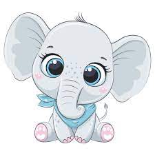 Elephant Baby Shower Clipart Png Jpeg Eps Elephant Baby Etsy Ilustracoes De Elefante Bebe Elefante Ursos Fofos