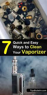 What you need is a rubber band, some vinegar, a toothpick and a cup of water. 7 Quick And Easy Ways To Clean Your Vaporizer