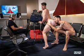 Bonkers Men.com Porn Goes Off The Rails With Passengers Fucking In Airport  And Ticketing Agent Shooting Cum Everywhere | STR8UPGAYPORN