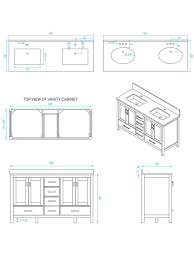 60 Sheffield Double Sink Vanity White Double Vanity Bathroom Master Bathroom Vanity Square Sink