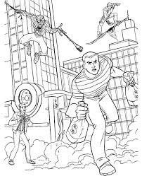 Paints the face under the evil clown. Action Spiderman Coloring Page For Boys Topcoloringpages Net