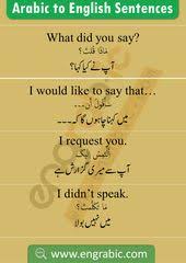 Pin On English To Arabic Sentences