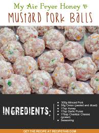 Air Fryer Honey Mustard Meatballs Recipe This Recipe Air Fryer Recipes Recipes Actifry Recipes