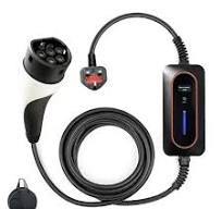 Type 2 Portable EV Charger 8A-13A Variable, 3.3kW, UK 3 Pin Plug, IP66,  5-metre | eBay