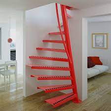 Spiral stairs are available in several different diameters (widths) depending on how much space you have available where your staircase is going to be installed. 13 Stair Design Ideas For Small Spaces Home Stairs Design Small Staircase Square Spiral Staircase