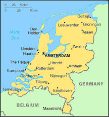 Holanda Netherlands Country Maps Map