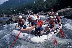 Three rafting boats on whitewater. The Top 50 Reasons To Go White Water Rafting In West Virginia Visit Southern West Virginia Visit Southern West Virginia