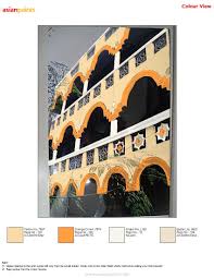 Low standard and thin packing material used which didn't serve the total painting period damaging my furniture, wrong color shade applied in common bedroom, external paint only single coat applied. 2nd Combi Exterior Color Combinations Asian Paints Shade Card