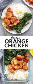 Orange Chicken Recipe Healthy In 2020 Orange Chicken Recipe Healthy Orange Chicken Heart Healthy Chicken Recipes