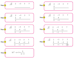 Division of polynomials, known as long division, is a bit complex. Polynomial Synthetic Division Method Definition Steps Examples