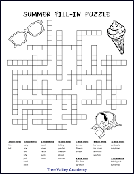 That's why we love this series of free printable word search puzzles from bible games central. Fun Summer Fill In Puzzles For Kids Tree Valley Academy