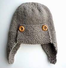 Regan Aviator Hat Knitting Pattern By Julie Taylor Knitting Patterns Lovecrafts Aviator Hat Pattern Baby Knitting Patterns Baby Knitting