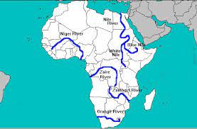 To the victoria falls the zambezi river. Jungle Maps Map Of Africa Zambezi River