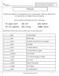 Second Grade Prefixes Worksheets Prefix Worksheet Suffixes Worksheets Prefixes And Suffixes