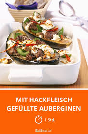 Mit Hackfleisch Gefullte Auberginen Rezept Auberginen Gefullte Auberginen Hackfleisch