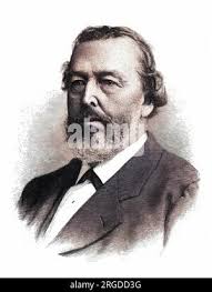 BAYARD TAYLOR American journalist, travel writer and translator of Goethe's  Faust Stock Photo