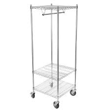 Regency 24 X 24 X 69 Chrome Mobile Garment Rack