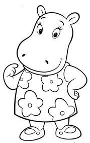 Free printable backyardigans coloring pages for kids! Pin On Vykrojki