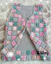 Chalecos Con Flor De Horquilla Otakulandia Es Crochet Patterns Aran Knitting Patterns Knitting