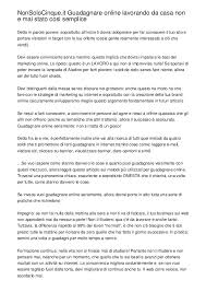 Quali sono i lavori da casa più redditizi e in voga nel 2021? Nonsolocinque It Guadagnare Online Lavorando Da Casa Non E Mai Stato