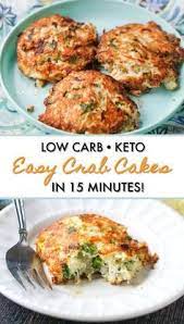 Easy Low Carb Crab Cakes Delicious Keto Dinner In Just 15 Minutes Make A Big Batch With Smaller Keto Recipes Dinner Low Carb Crab Cakes Low Carb Appetizers