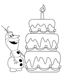Olaf frozen coloring pages printable. Olaf And Birthday Cake Coloring Sheet Frozen Coloring Pages Olaf Coloring Pages Birthday Coloring Pages
