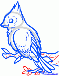 How To Draw A Red Bird Red Cardinal Bird Step By Step Birds Animals Free Online Drawing Tutorial Added By Dawn Bird Drawings Red Bird Tattoos Red Birds