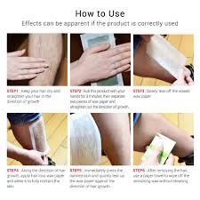 If your hair is too long, it's easier to miss a spot, and the hair removal process can sometimes be more painful. Breylee 10pcs Hair Removal Wax Strips Papers Large Size Body Professional Hair Remover Double Tape Shopee Philippines