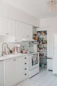 Inside The Pastel Heaven Of Alyssa Garrison Simple Kitchen Design Small Space Kitchen Kitchen Organization For Small Spaces