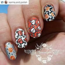 All The Pretty Nails On Instagram Repost Karma And Polish With Repostapp Orange For Pymoct2015 Products U Indie Nail Polish Pretty Nails Nails
